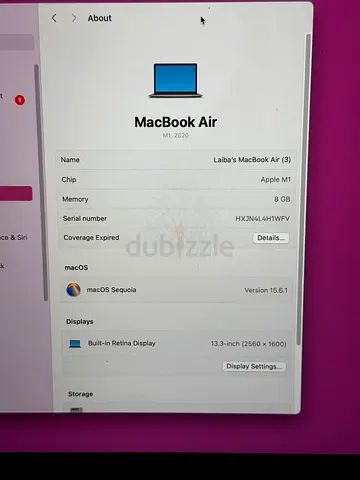 MacBook Air 13-inch (2020 M1) - Good Condition, Fast and Portable
