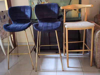 High stool/Bar stool- 3 pcs