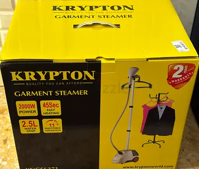 Krypton Garment Steamer 2000W with 2.5L Tank - Excellent Condition