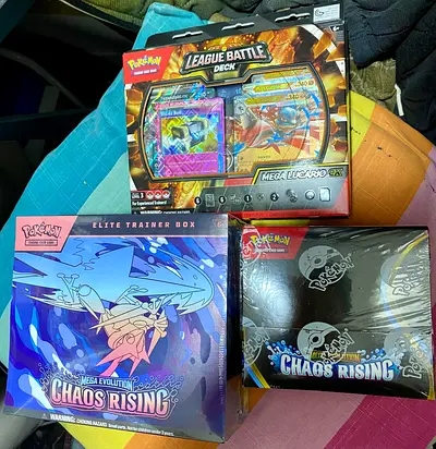 Pokemon Chaos Rising ETB Booster Box Battle Deck