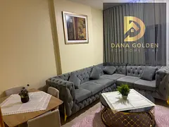 For monthly rent: a fully furnished one-bedroom apartment with new furniture in a new tower in Al Qa