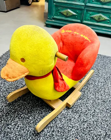 Kids rocking duck