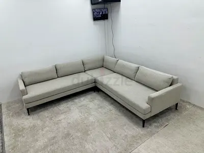 As good as new west elm corner sofa