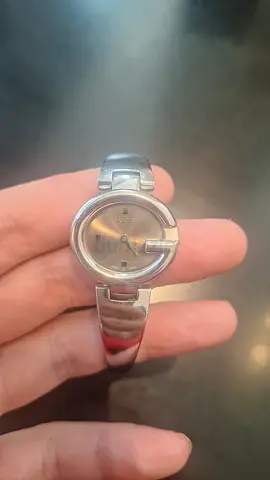Gucci G-Frame Stainless Steel Womens Bangle Watch