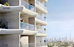 Skyline View | 1BR Apartment | Curved Balcony Design