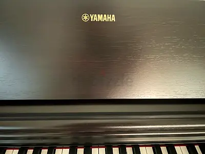 Yamaha Digital Piano with Bench — Black, Excellent Condition