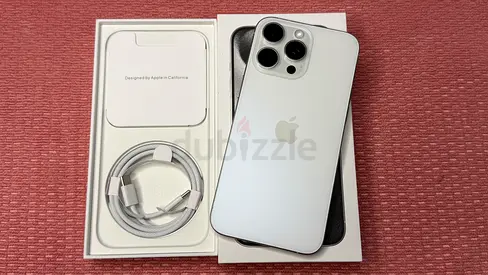 Iphone 15 promax 256gb white titanium