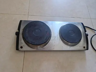 Used Double Burner Electric Hot Plate - Portable
