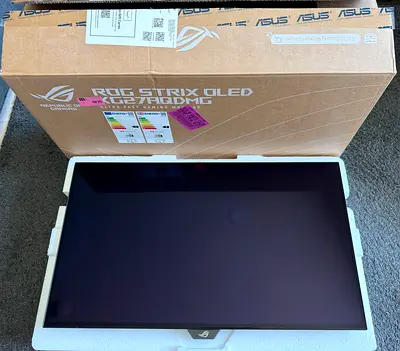 ASUS ROG Strix OLED Gaming Monitor - 27 (Like new with original box and accessories).