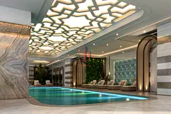 Rare sea view unit Fully furnished 4BR plus maid room Open sea view Al Mamzar Freehold No commission