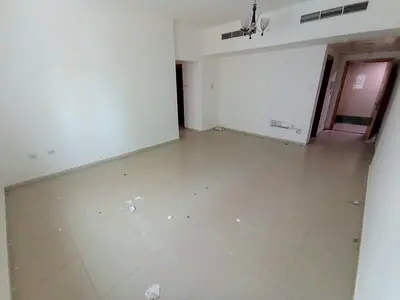 1-bedroom apartment for annual rent in Al Taawun, Sharjah – 2 bathrooms – central AC – balcony – close to Nesto and Al Taawun Roundabout.