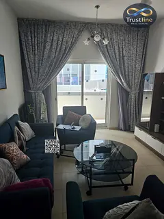 One bedroom and living room for sale in installments in City Tower 2 bathrooms Balcony Parking