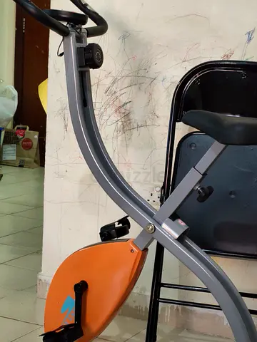 Foldable Stationary Exercise Bike - Compact Home Trainer
