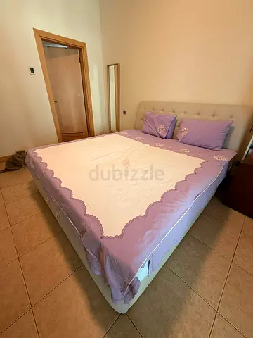 IKEA KORTG Bed + VATNESTROM Mattress 180x200