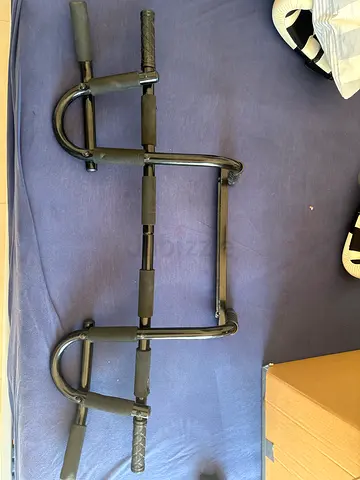 Adjustable Doorway Pull-Up and Push-Up Bar - Good Condition