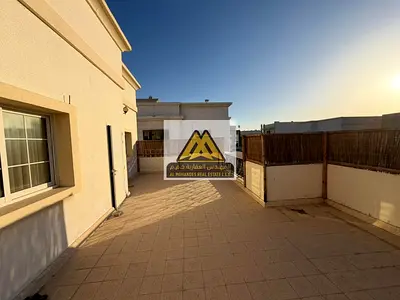 فرصة مميزة للإيجار السنوي فيلا واسعة في منطقة الزاهية بعجمان، بتصميم عصري ومساحات كبيرة، في موقع مميز قريب من المسجد وجميع الخدمات، مناسبة جداً للعائل
