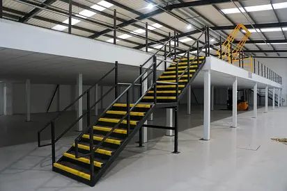 Prime Warehouse with Mezzanine for Rent in Al Jurf Industrial 1 | 30 KW Power | Ready to Move