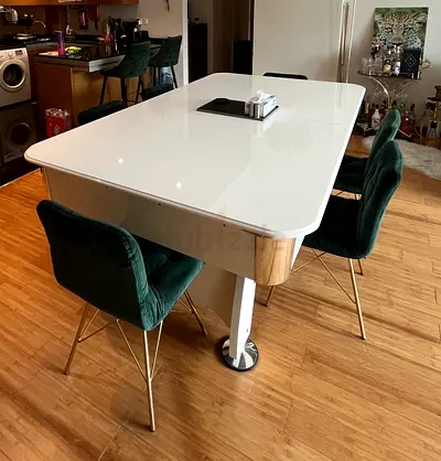 Pool table converted Dining table