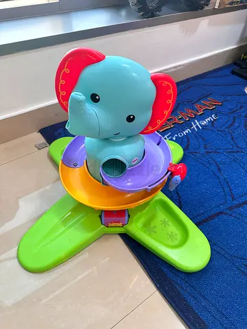Fisher price Colorful Elephant Stack  Sort Baby Activity Toy - Good Condition