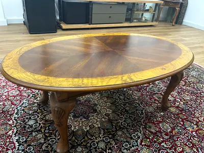 Wooden coffee table