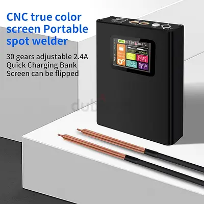 Spot Welder, Docreate 30 Levels Adjustable Handheld Spot Welder with LCD Screen