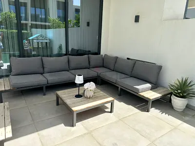 Pan home outdoor lounge garden seating area