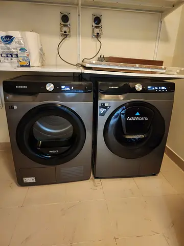 Samsung 9kg washer 9kg Dryer separate set wifi technology excellent condition