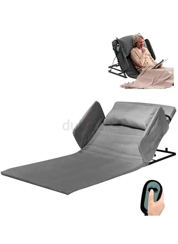 JOUDIYA Electric Adjustable Bed Backrest with Safety Bed Rails  Remote for Elderly