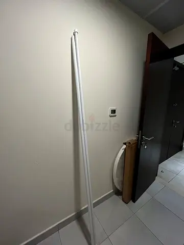 2 IKEA HUGAD curtain rods