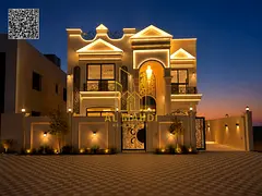 Classic Villa for Sale in Al Helio 2 Ajman | 5 Master Bedrooms with AC Covered