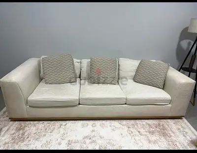 Comfortable 3 Seater Fabric Sofa