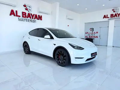 تيسلا مودل واي بريفورمنس ابيض / اسود خليجي Tesla Model Y Performance 2023 GCC Specs