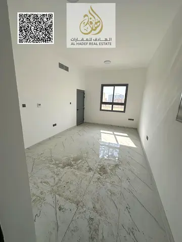 One bedroom and living room apartment for annual rent, first occupancy, in Al Jurf 3 area