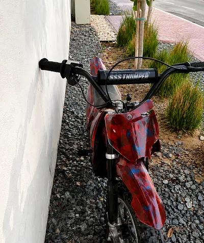 Used Kids Dirt Bike / Mini Moto - Red Thumper Style