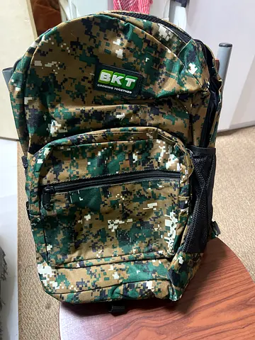 Camouflage Digital Camo Backpack - Medium Size, Used