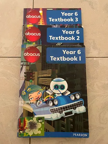 Abacus Year 6 Textbook Set (Textbook 1, 2  3) - Pearson