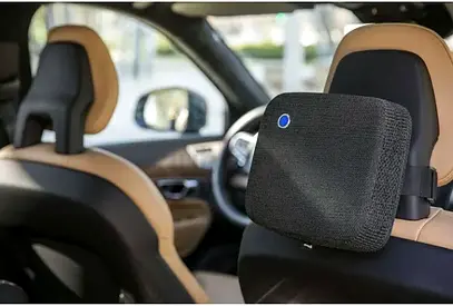 Blueair Portable Car/Backseat Air Purifier - Compact HEPA Filter Unit (Like New)