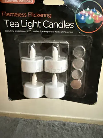 Pack of LED Tea Light Candles (Battery Operated) DISCOUNT