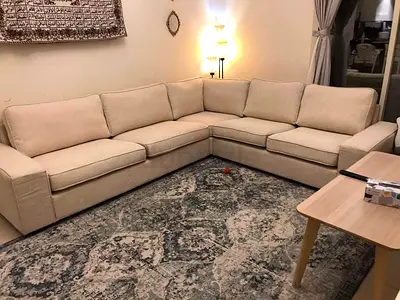 Ikea Kivik corner beige sofa