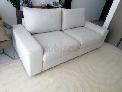 Light beige 2seater fabric Sofa-bed VIMLE IKEA a in good condition