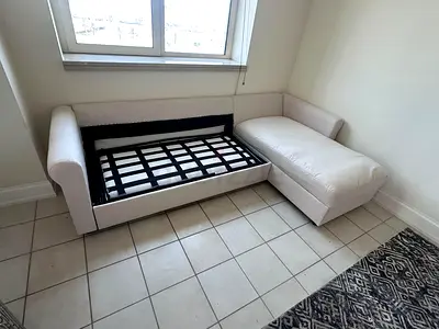 Ikea Gronlid L shape sofa bed Beige Excellent Condition