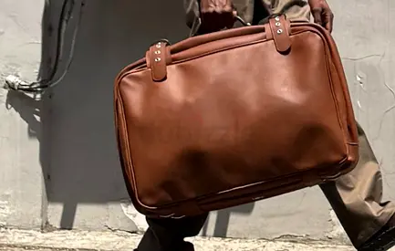 Vintage Leather Travel Bag
