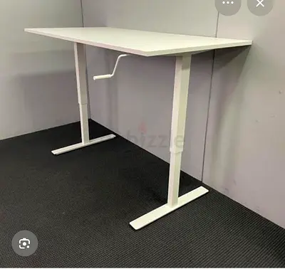 IKEA work table  160cm X 80cm height adjustable