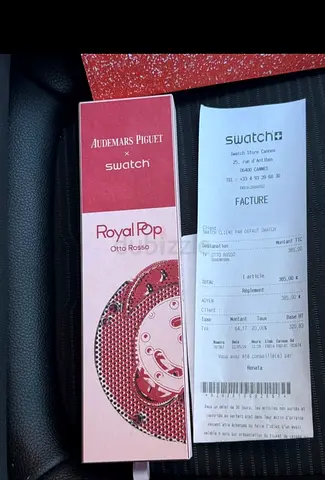Audemars Piguet x Swatch Royal PeP Otto Rosso - New in Box with Receipt