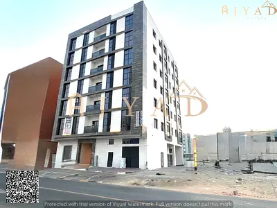 For sale: residential building in Al Jurf Industrial 3 Ajman, ground + 6 floors, brand new, 30 apartments, estimated annual income AED 1.2M, strategic