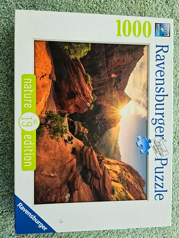 Ravensburger 1000-piece Nature Edition Puzzle (No.19) - Canyon Sunrise