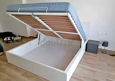 Ikea malm bed hydraulic storage king size