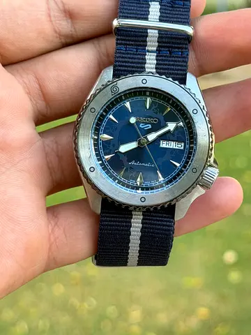 Seiko 5 Sports Naruto  Boruto Limited Edition watch (model SRPF69K1).