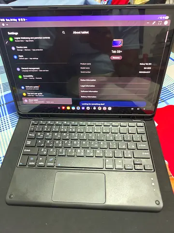 Samsung Galaxy Tab S9 Plus (12GB RAM 256GB Wifi version) with Keyboard folio