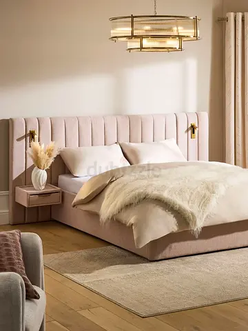 Baby pink colour super king size Bed